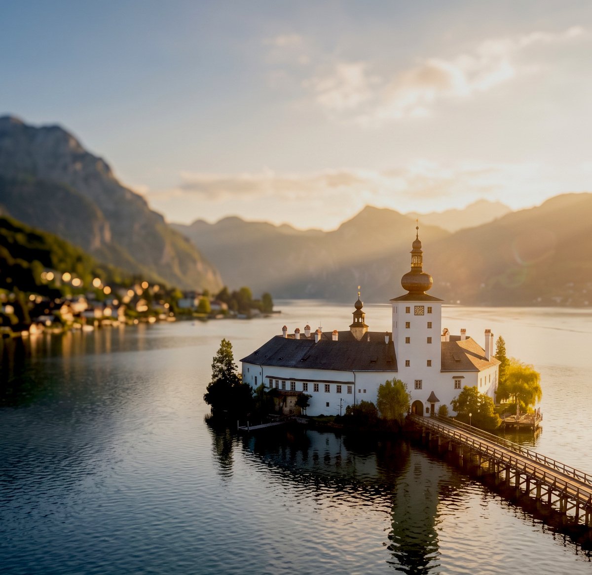 KI Bild vom Traunsee